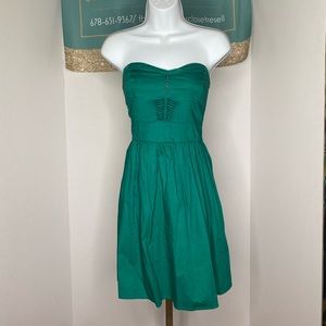 Strapless Green BeBop dress size M